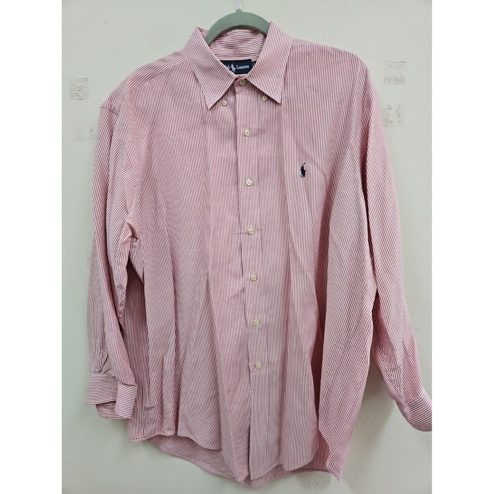 Ralph Lauren   Shirt Mens  Button Down  Yarmouth 16 1/2 32/33